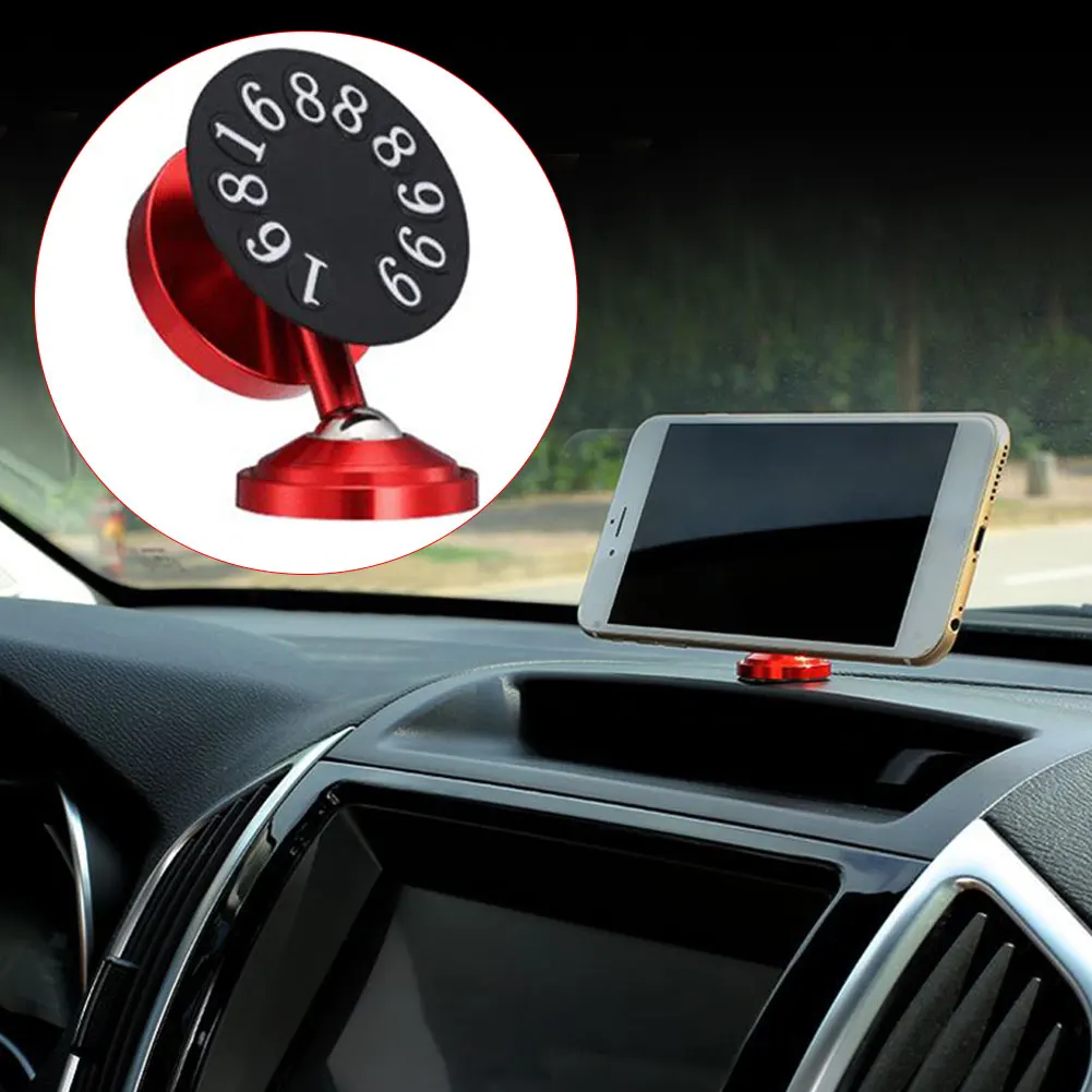 Вращение на 360 градусов с номером парковки светящийся Универсальный магнитный