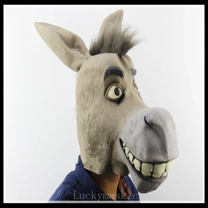 Хэллоуин вечерние Косплэй моделирование осел маска HalloweenCostume реквизит Танцы