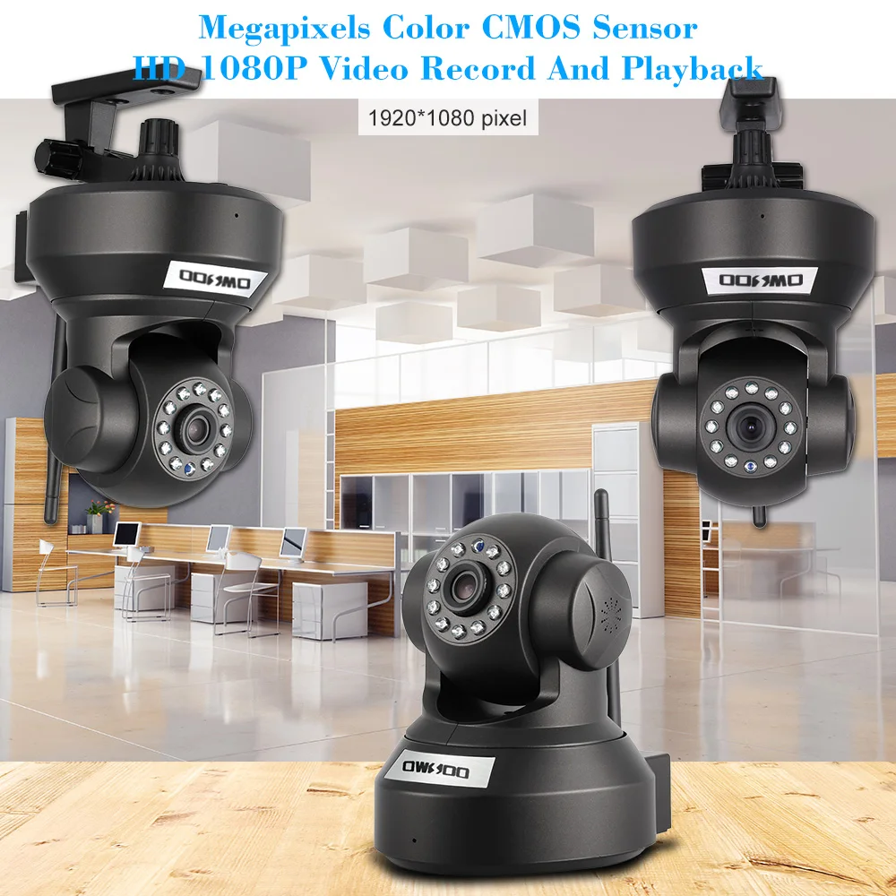 OWSOO 1080P IP камера Onvif P2P CCTV камера 1/2. " CMOS беспроводная Wifi камера безопасности 2.0мп ИК ночного видения Сетевая камера