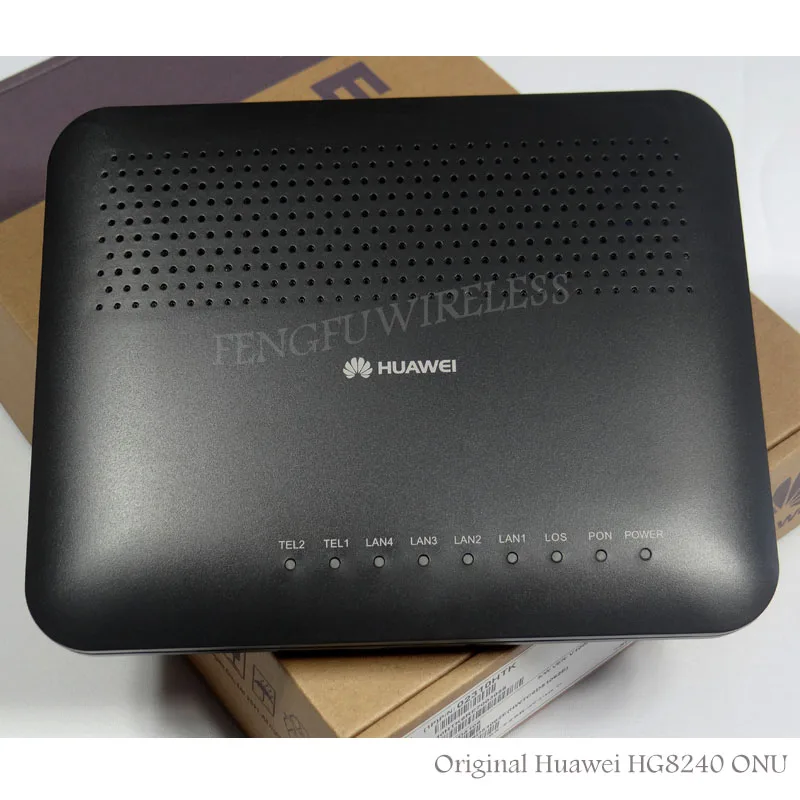 10 шт./лот Hua wei Оригинал HG8240 GPON ONU с 4FE + 4LANS WIFI ПОРТ английский firewire самой высокой