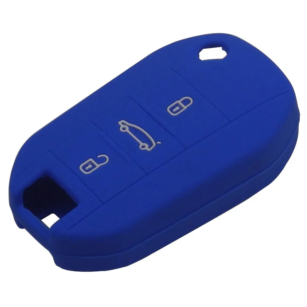 Чехол для ключей с 3 кнопками для peugeot 3008 208 308 RCZ 508 408 2008 407 307 4008