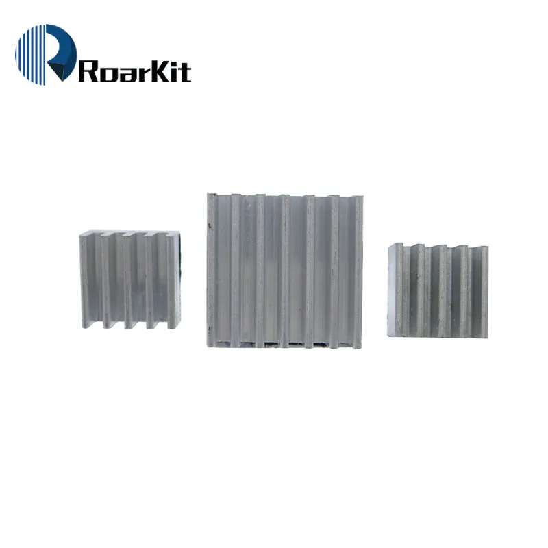 3 шт. кулер для радиатора Raspberry Pi из чистого алюминия набор радиаторов охлаждения 2