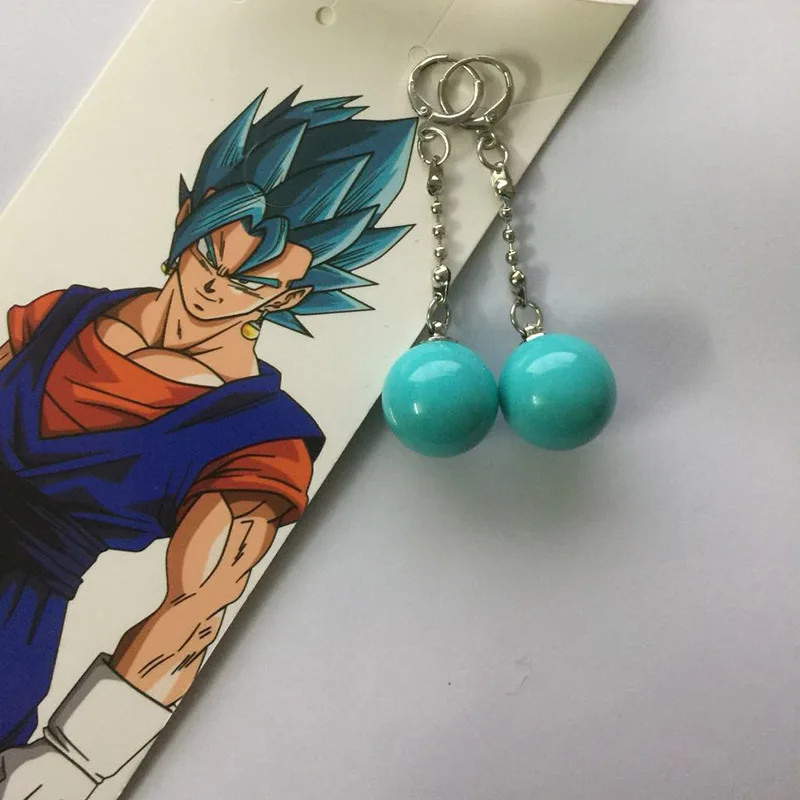 Японское аниме «драгонболл» супер Dragon Ball-Z Vegetto Potara серьги из полимеров Косплэй реквизит модные ювелирные аксессуары - Окраска металла: C