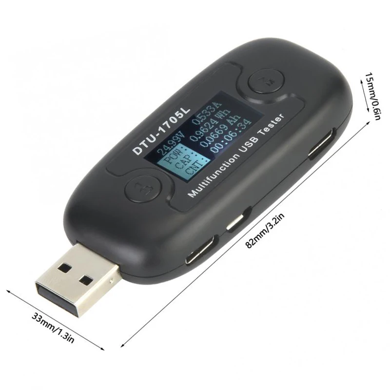 Dtu1705L Многофункциональный Usb тестер напряжения тока измеритель инструмент