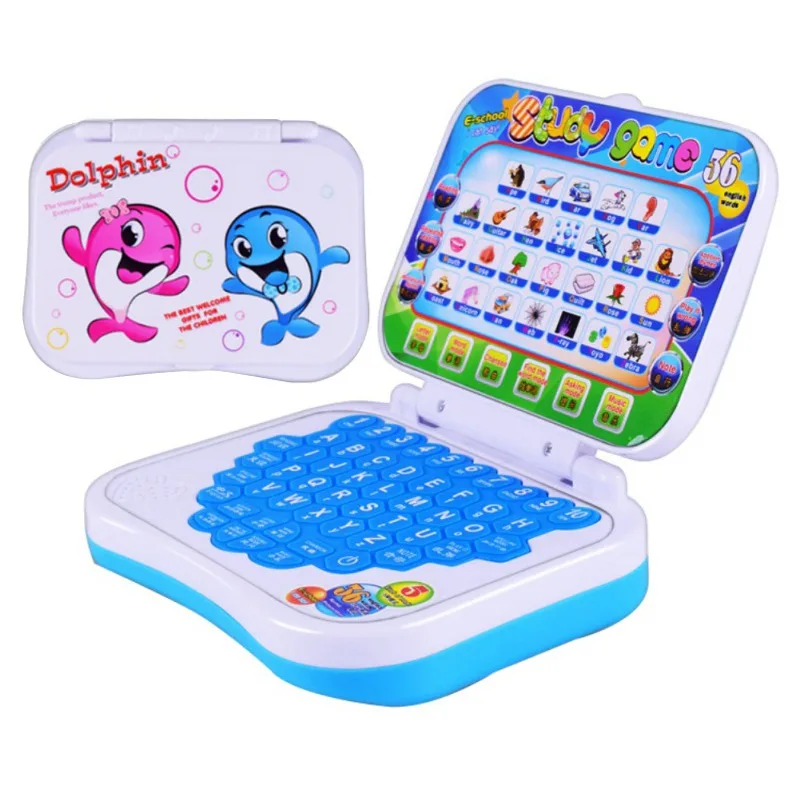 Toy Computer Laptop Tablet Baby Children Educational Learning Machine Toys Electronic Kids Study Game Random Colors 2019 | Игрушки и
