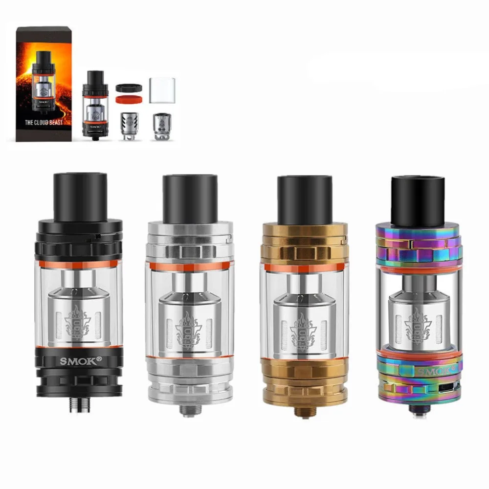 Портативная электронная сигарета TFV8 Cloud Beast Tank атомайзер Топ система наполнения 6 мл бак с Sub катушки головки комплект