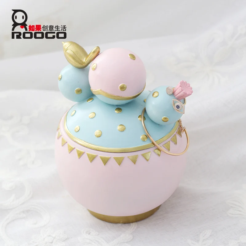 Roogo шкатулка для ювелирных изделий с макароном и кончиком декоративная