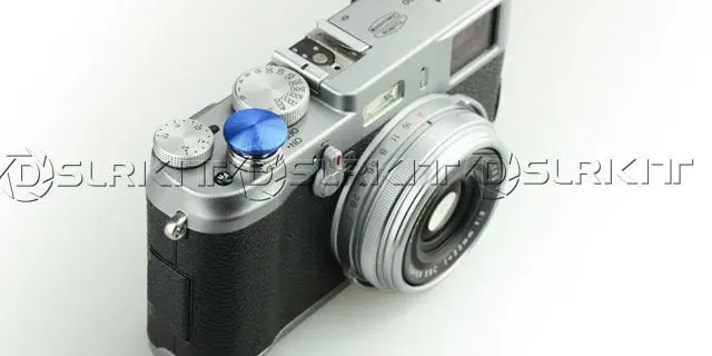 Синяя мягкая Кнопка высвобождения для Leica Contax Fujifilm X100 Размер: S|release button|soft release