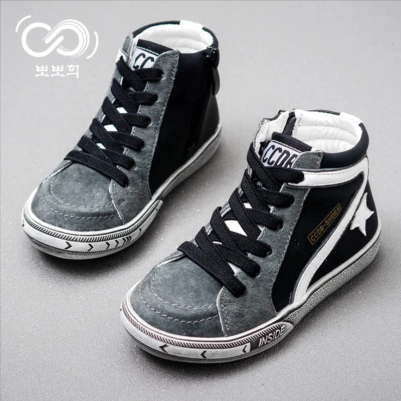 Детская обувь с высоким верхом 3 цвета весна осень 2020 удобная повседневная