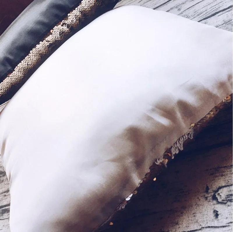 GIANTEX DIY Two Tone Блеск Блестки Площадь Диван Чехлы Декоративные Наволочки Home Decor Бросьте Чехол 40x40 см U1212