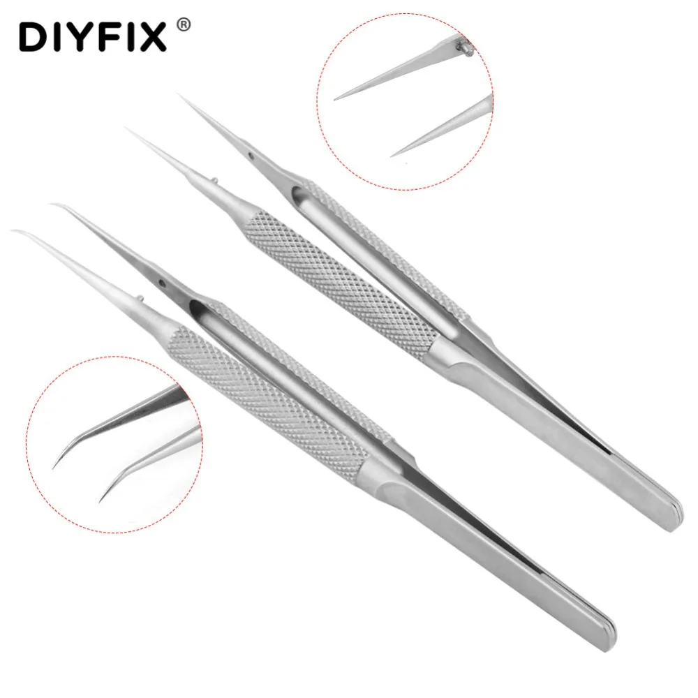 Пинцет DIYFIX для ремонта материнской платы iPhone 0 02 мм | Инструменты