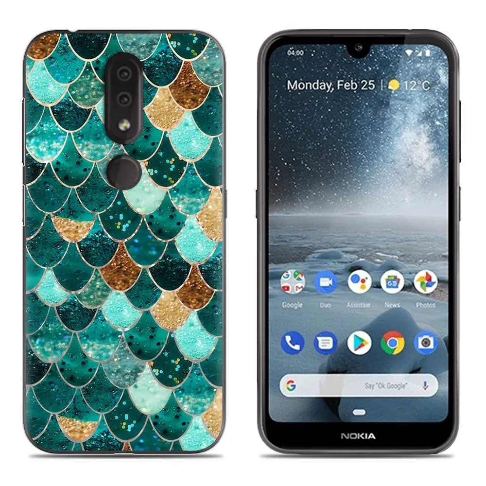11 Мягкий чехол для телефона для Nokia 4,2 цветной крутой дизайн ТПУ силиконовый чехол для задней панели телефона - Цвет: 11