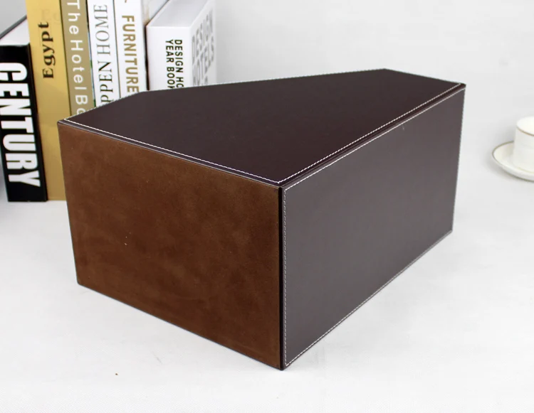 Деревянный кожаный Настольный держатель для книг 2 слота подставка журнала