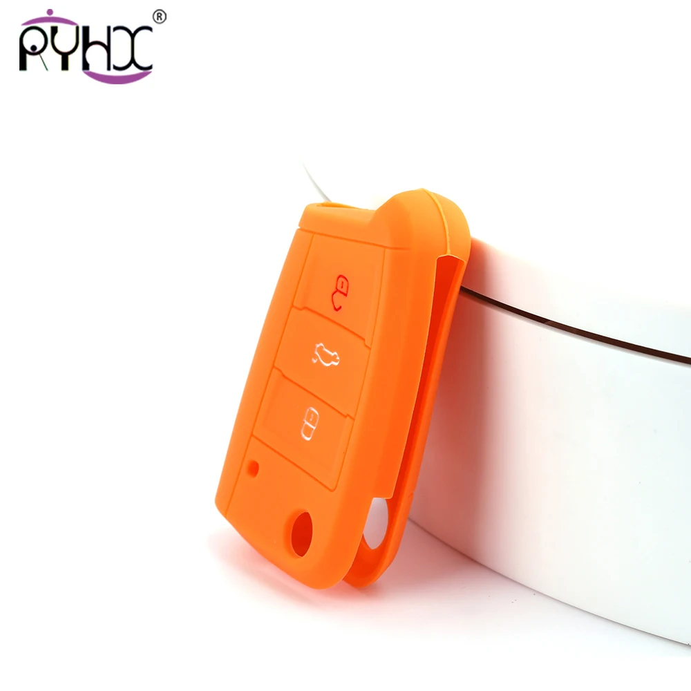 RYHX Автозапчасти Автомобильные аксессуары силиконовый чехол для автомобиля Skoda