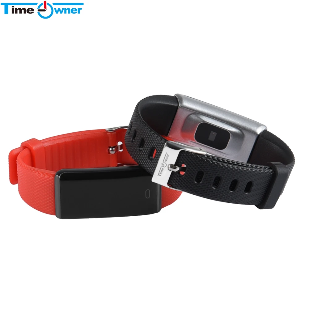 

TimeOwner Smart Wristband Pedometer Heart Rate Sleep Monitor Blood Oxygen Fitness Tracker Smart Bracelet Message Reminder Band