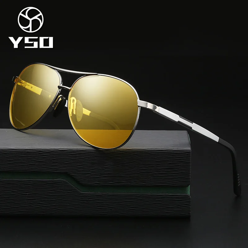 YSO 2020 поляризованные очки ночного видения для мужчин вождения автомобиля