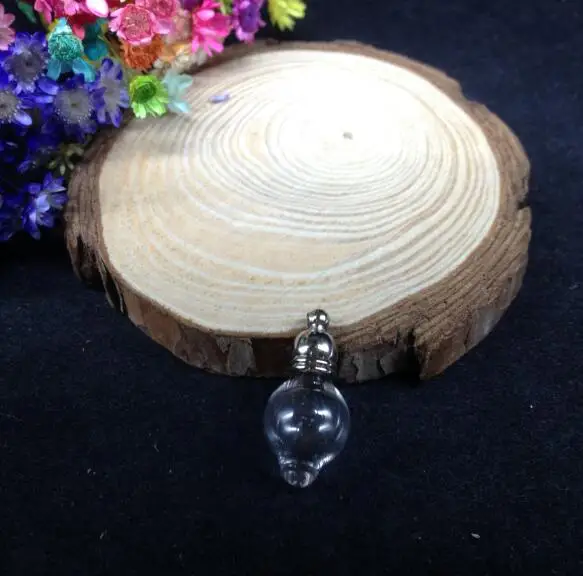 Маленький стеклянный флакон с шариком 100 шт./лот 5 мм металлическая пробка