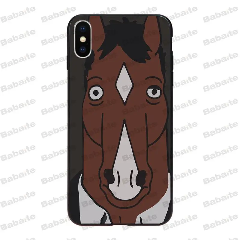 Babaite BoJack Horseman Мягкий силиконовый чехол для телефона для iPhone 8 7 6 6S plus X Xs Xr XsMax 5 5S SE 5c Cover11 11pro 11promax