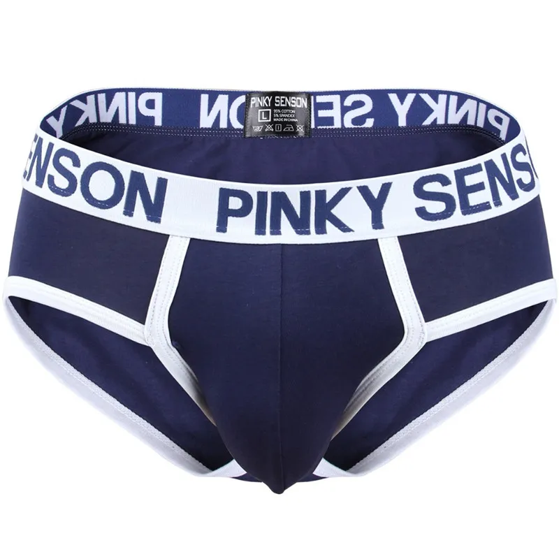 Мужское нижнее белье PINKY SENSON хлопковые трусы брифы с объемным мешочком PS104|mens