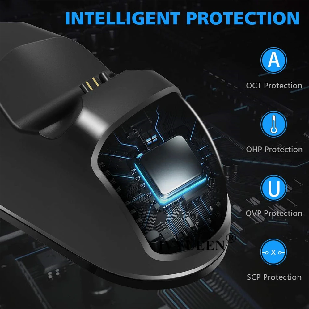 IVYUEEN для Игровые приставки 4 PS4 Pro Slim контроллер USB быстрая зарядка док-станция