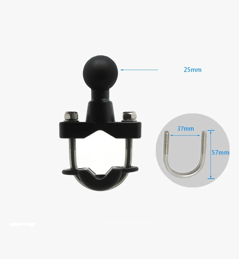 Держатель для телефона BuzzLee с круглой трубой фиксированная подставка мотоцикла