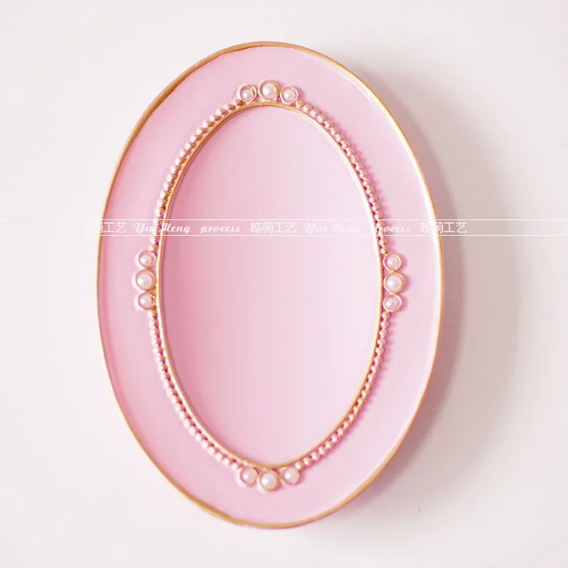 Purple Oval Европейские ювелирные изделия из смолы, посуда для хранения косметики, шестигранная треугольная овальная тарелка, розовая фиолетовая синяя губная помада, серьги, кольцо, поднос, ремесла - Цвет: Purple Oval