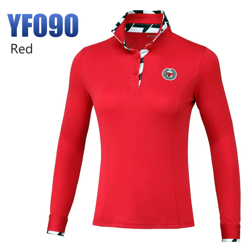 2018 PGM продукты стильные женские футболки высокие эластичные гольф с длинным