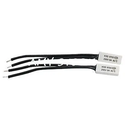 KSD9700 85C нормально закрытый NC термостат Температура переключатель 185F 250 В 5A 2 шт.
