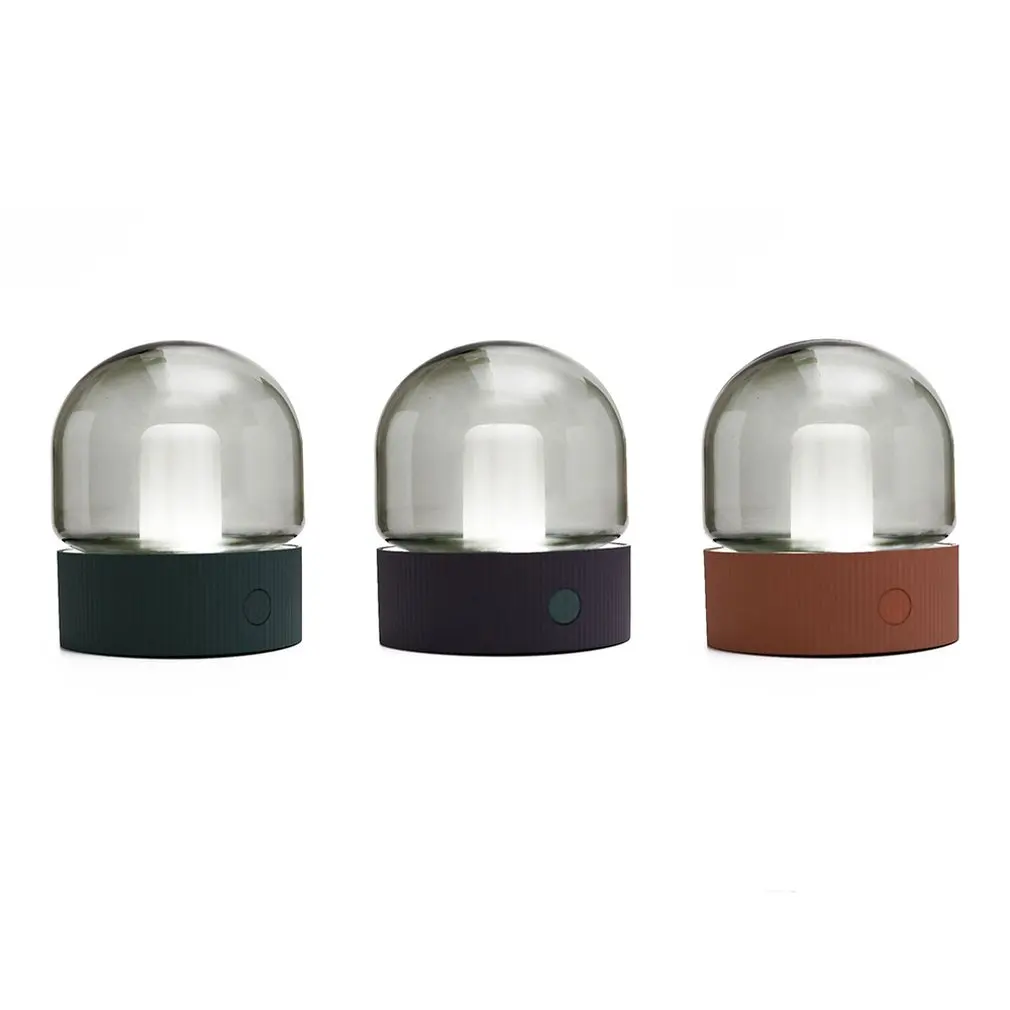 Usb зарядка старинный керосин лампа спальня прикроватная Светодиодная ночник USB