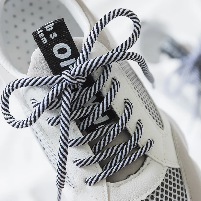 Женские кроссовки; коллекция года; basket femme tenis feminino; белые туфли на платформе; женские кроссовки с круглым носком и кружевом; женская летняя обувь