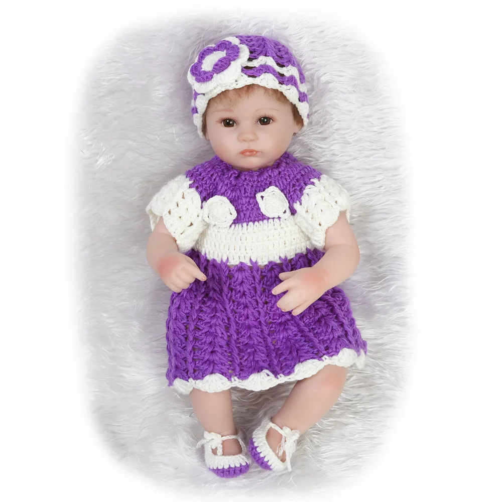 Nicery 16 18 дюймов 40 45 см кукла Bebe Кукла Reborn Мягкая силиконовая игрушка для мальчиков