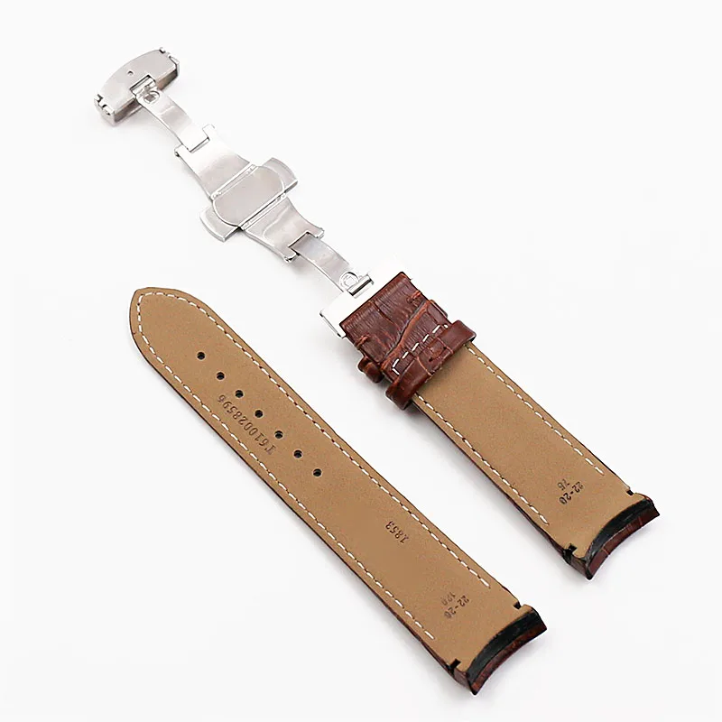 Аксессуары для часов кожаный ремешок для Tissot ремешок 22mm23mm24mm1853 library T035 мужские кожаные черные часы T610028591 мужские часы