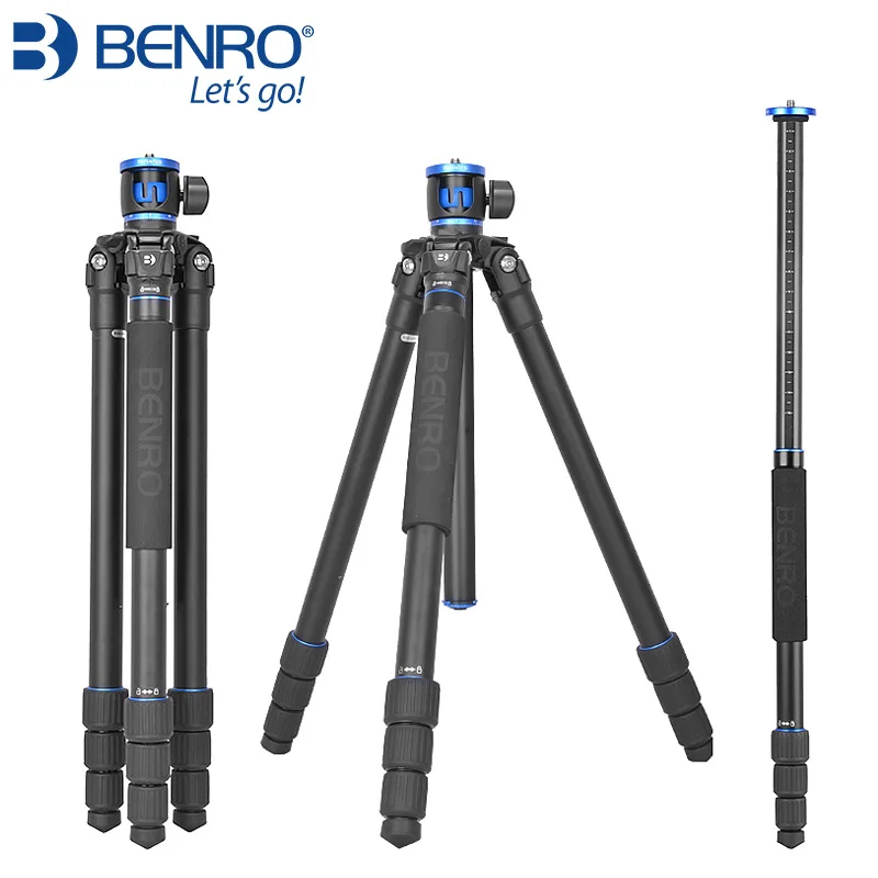 Алюминиевый Штатив Benro GA258T профессиональный штатив для зеркальных фотоаппаратов