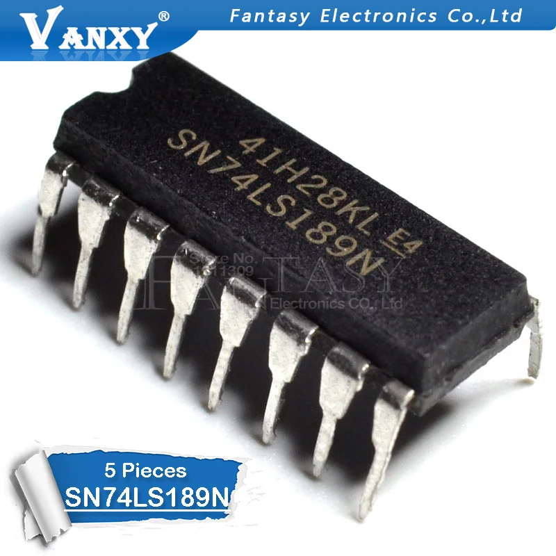 5 шт. SN74LS189AN DIP16 HD74LS189P 74LS189 DIP-16 SN74LS189 DIP SN74LS189N