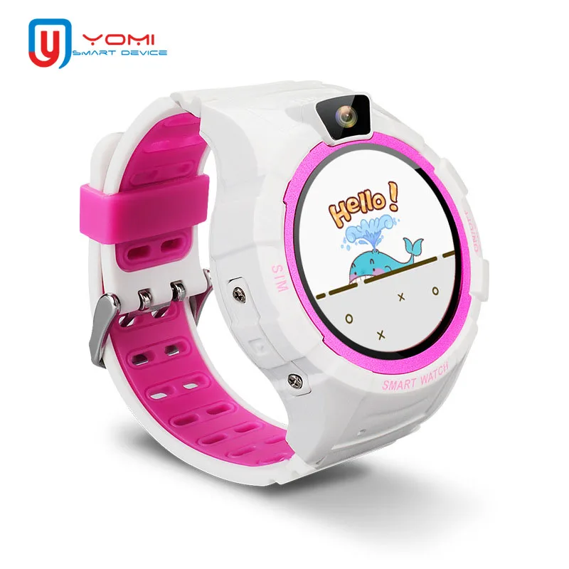 2018 Child GPS Smart Watch IOS Android 1.4 Inch Round Screen SOS Call Remote Control Wristwatch with Camera for Baby Kids | Электроника