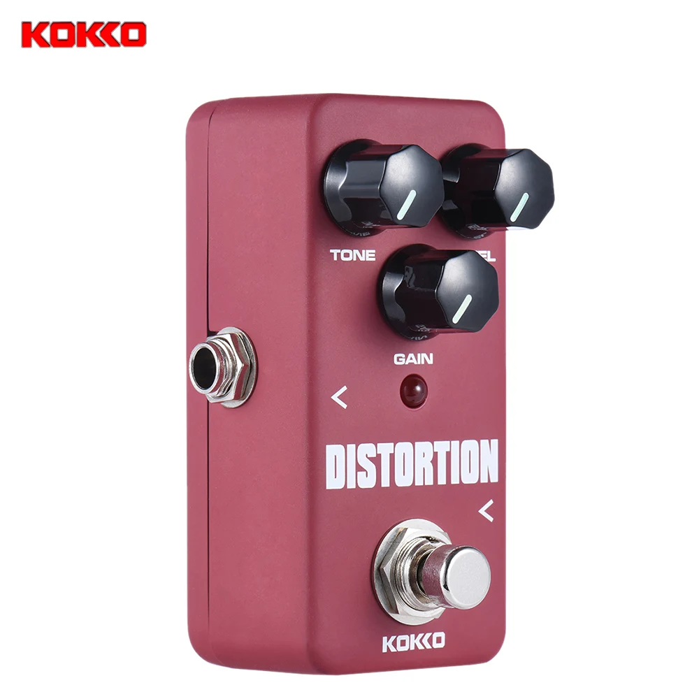 KOKKO FDS2 Mini Distortion Pedal Portable Guitar Effect Accessories Musical Instrument | Спорт и развлечения