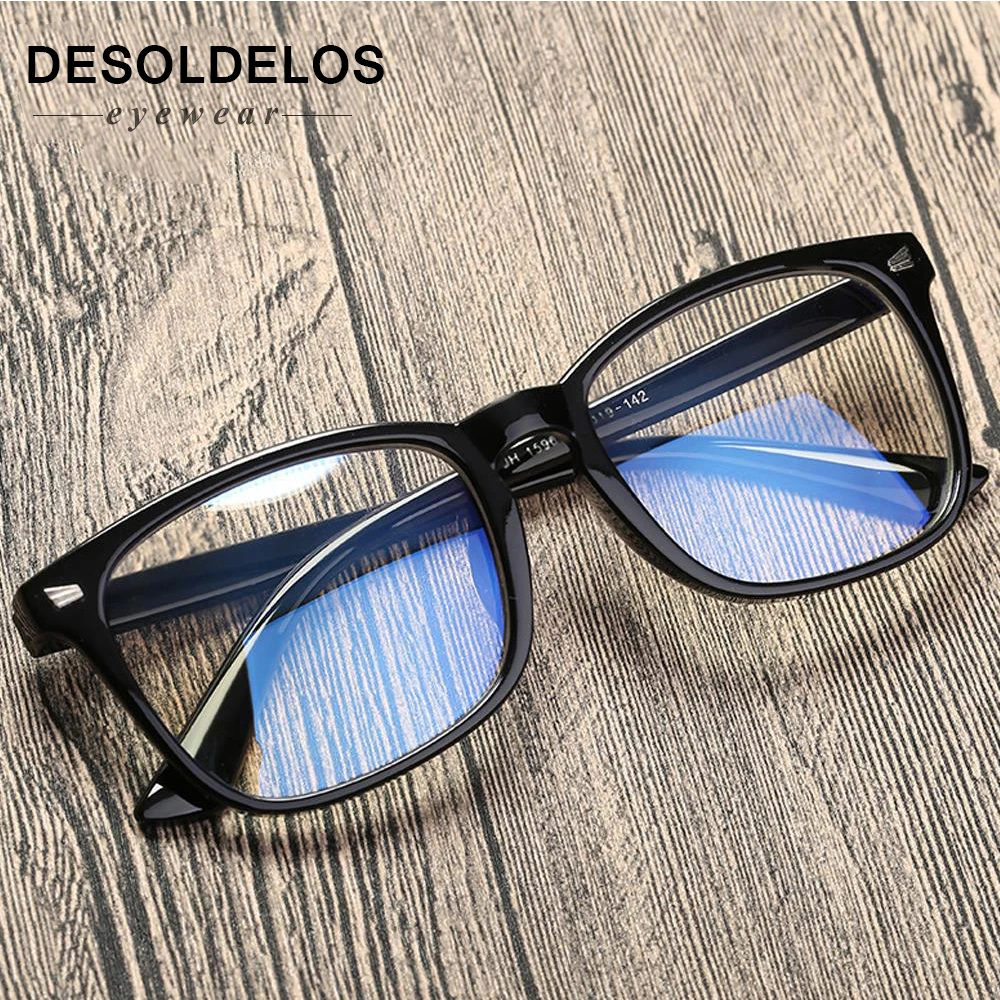 

Blue Light Blocking Glasses Women Men Vintage Eyeglass Woman Frame Oversize Square Black Men Optical Computer Reading Eyeglasses