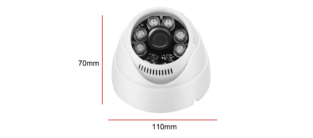HD 720 P/1080 P купольная AHD камера 1MP/2MP CMOS камера безопасности видео HD аналоговая камера ночного видения IR 20 м CCTV камера для помещений Ahd камера