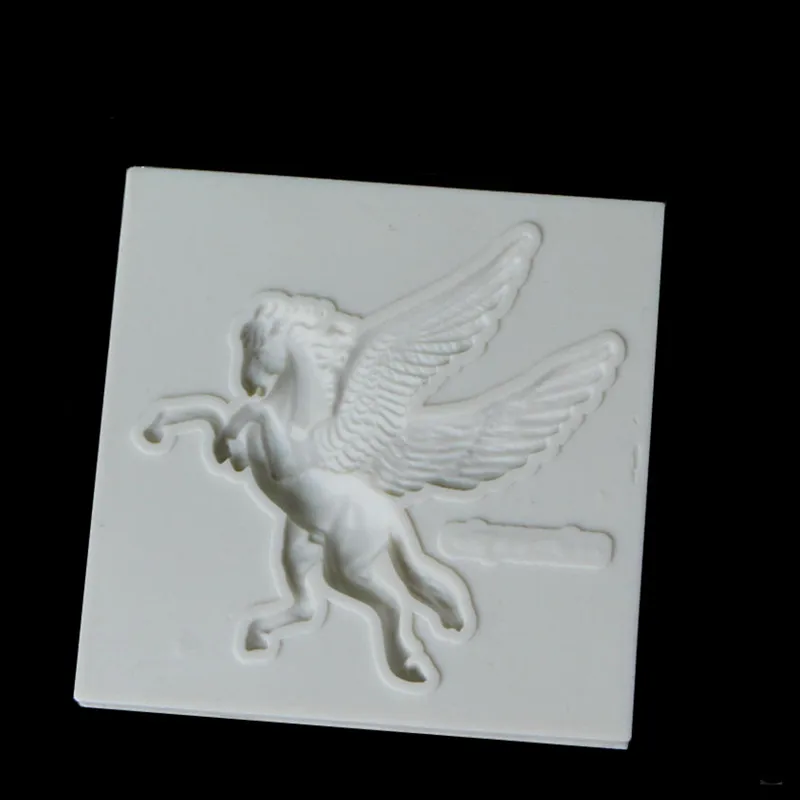 Pegasus силиконовая форма с изображением ангела DIY помадка Конфеты шоколадная