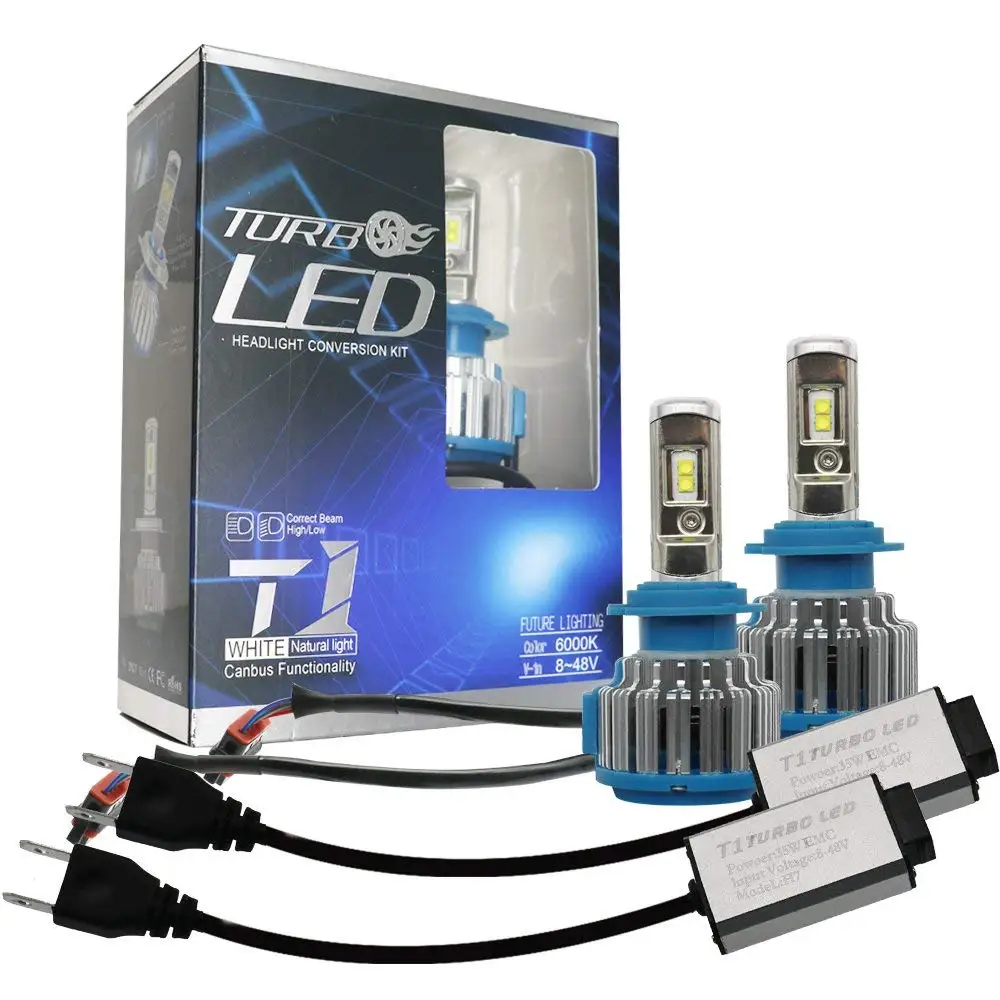 Пара Turbo 55 Вт H4 H7 Led автомобилей головной светильник W/США Cree чип H8 H9 H11 H1 9005 9006 DRL