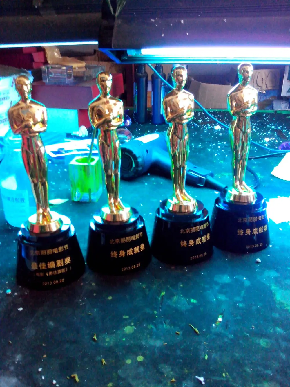 Fashionable crystal trophy (AC-TR-074)Fashion design cup medal great maker Oscar statuette trophies | Спорт и развлечения