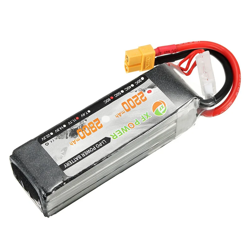 Высокое качество XF Power 11 1 В 2200 мАч 60C 3S Lipo батарея XT60 вилка батареи на запчасти для
