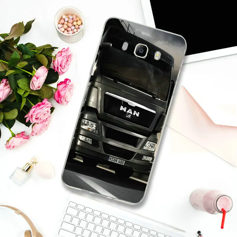 Для samsung S2 S3 S4 S5 Mini S6 S7 Edge S8 S9 S10 Plus Lite Note 5 8 9 чехол мягкий чехол для телефона супер крутой тяжелый грузовик автомобиль