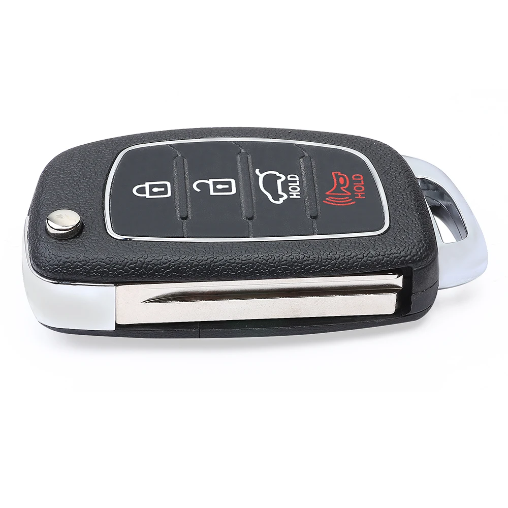 KEYECU 2 шт для hyundai Santa Fe 2013 дистанционный автомобильный брелок FCC ID: TQ8-RKE-3F04 95430-4Z100
