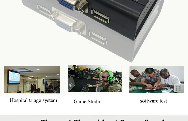 IT-well 2 порта KVM переключатель управления 2 ПК Хост 1 Набор USB клавиатура мышь и VGA монитор мульти ПК управление оригинальным кабелем