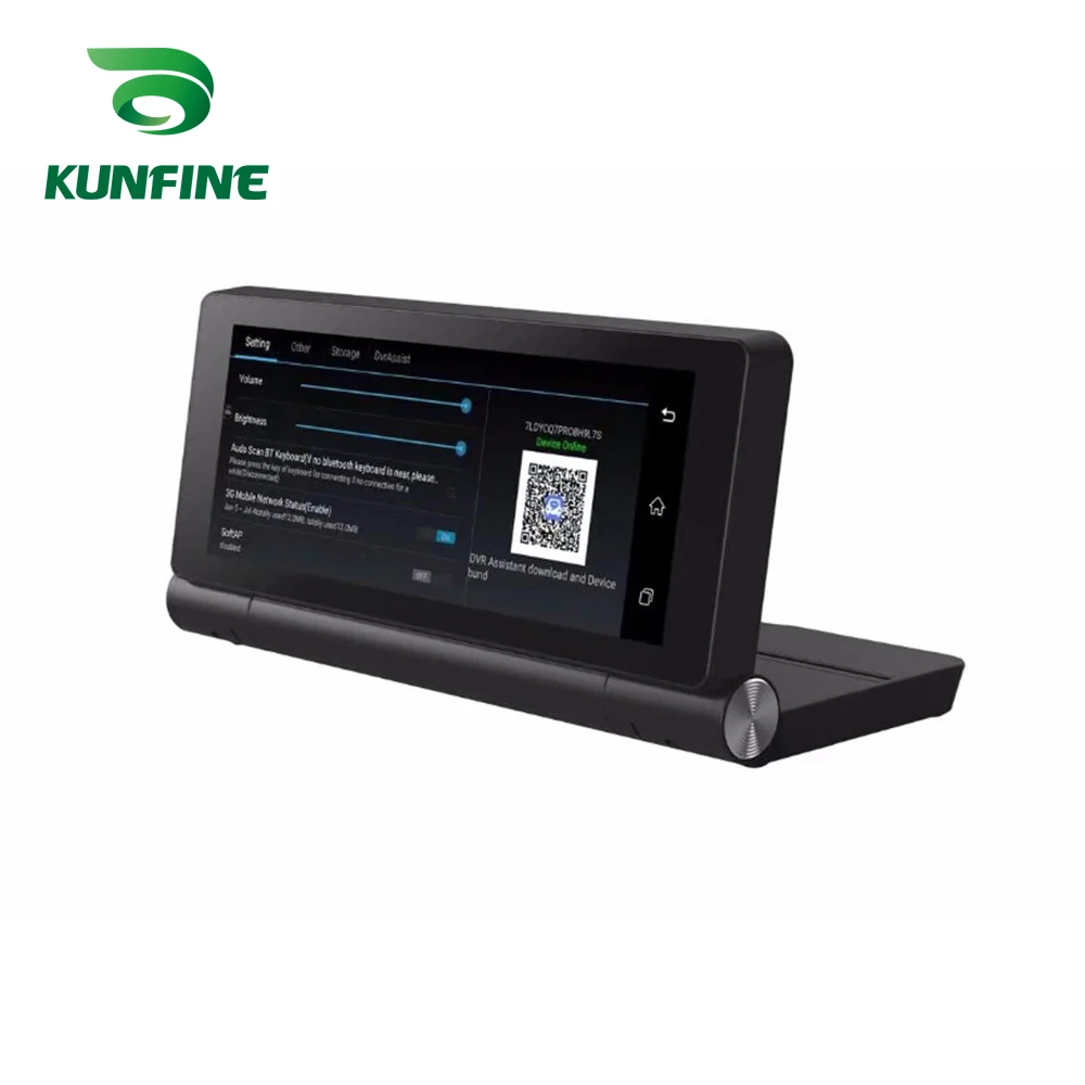 Видеорегистратор-зеркало KUNFINE 10 дюймов Android GPS Navi Автомобильный видеорегистратор