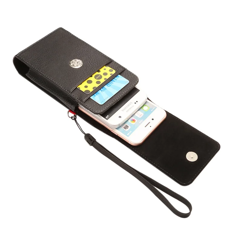 Повседневная поясная сумка для мужчин чехол из искусственной кожи с двумя