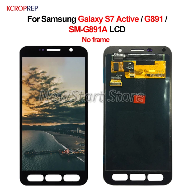 ЖК дисплей для Samsung Galaxy S7 Active G891 сменный сенсорный экран с цифровым