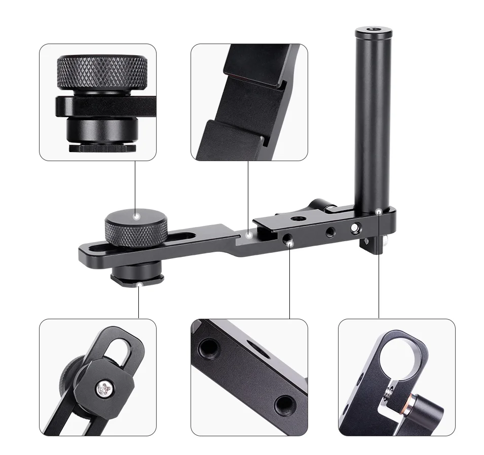 AgimbalGear Gimbal Stablizier аксессуары для Dji Ronin S DSLR камеры фиксированный крепежный кронштейн для держателя с 1/4 винтом холодного башмака
