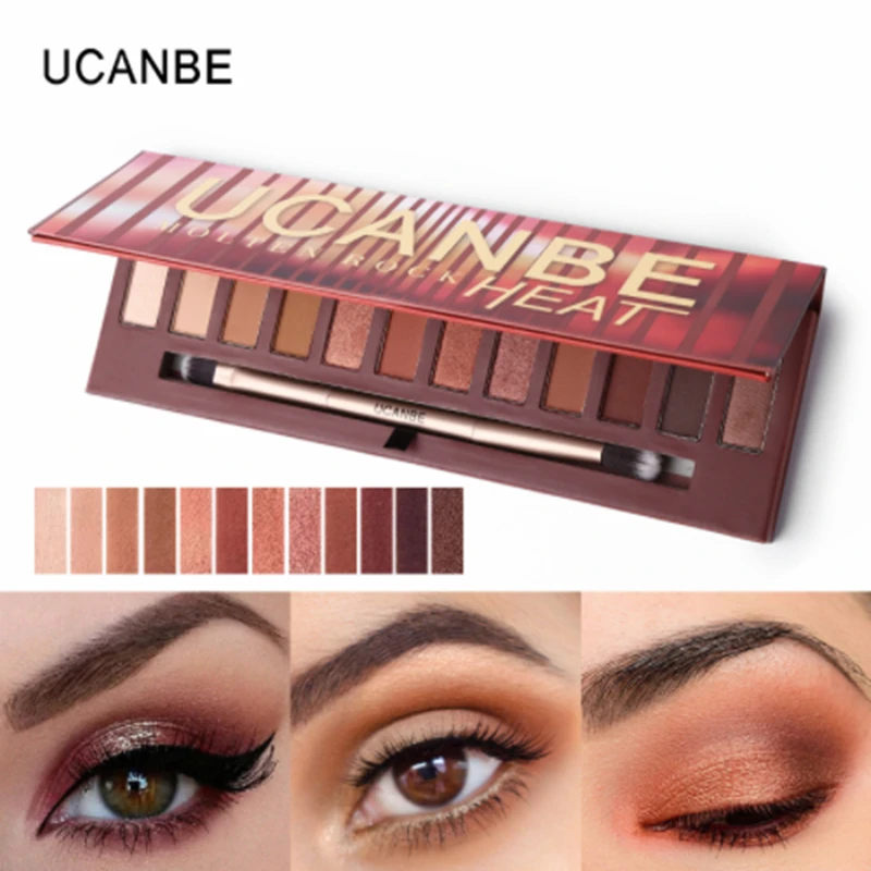 UCANBE Популярный бренд продажа расплавленный рок тепла Eye Shadow макияжа Палетка
